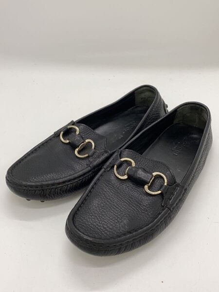 GUCCI(グッチ) / フラットパンプス/36/BLK/レザー/297128 | 中古品の