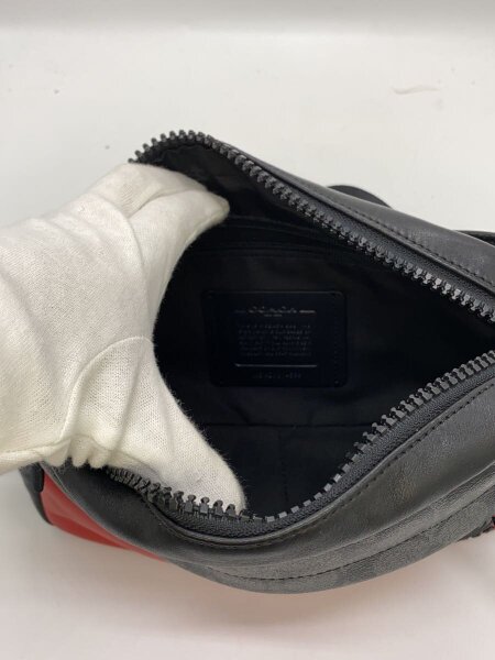 COACH(コーチ) / ウエストバッグ/レザー/RED/総柄/599 | 中古品の販売