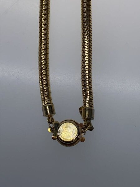 YVES SAINT LAURENT◆ネックレス/-/GLD/トップ有