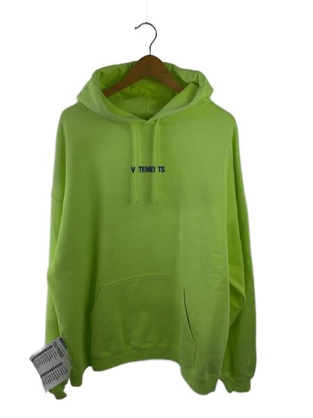 VETEMENTS(ヴェトモン) / 22SS/LOGO LABEL HOODIE/パーカー/M/YLW/無地 