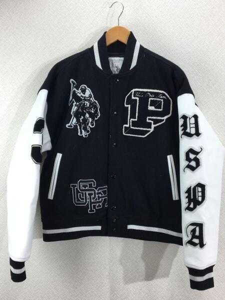 U.S.POLO ASSN.(ユーエスポロアッスン) / スタジャン/L/ウール/BLK 