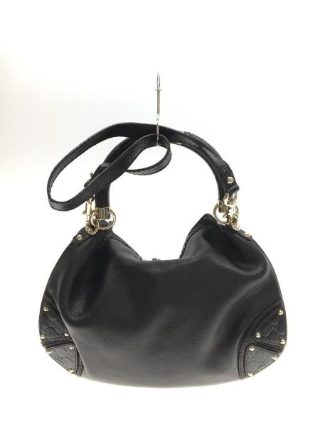 GUCCI(グッチ) / インディ_バンブー/レザー/BLK/無地 | 中古品の販売 