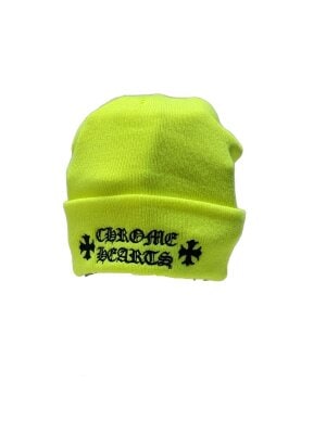 CHROME HEARTS 蛍光イエロー ニット帽 1_tn.jpg