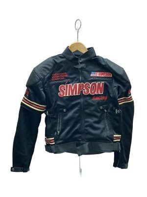 SIMPSON レザージャケット ライダース ブラック　牛皮　Mサイズ SIMPSONのジャケット検索結果|古着・中古品の通販サイト セカンド