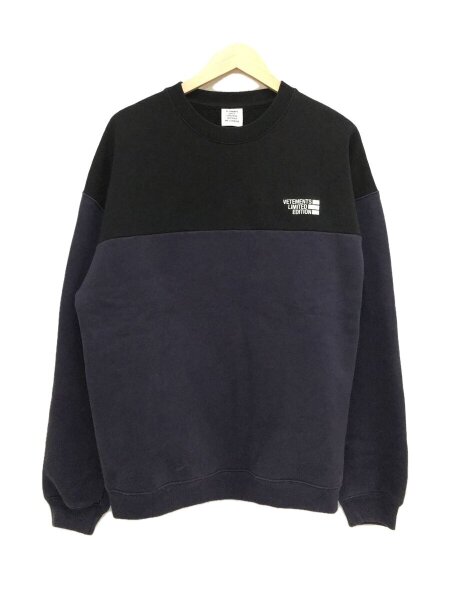 VETEMENTS(ヴェトモン) / CUT UP LOGO SWEATSHIRT/スウェット/S  