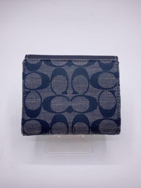 COACH / COACH コーチ/財布/--/NVY/総柄/レディース COACH(コーチ) / 3つ折り財布/NVY/総柄/レディース | 中古品の販売