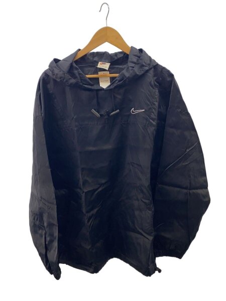 NIKE(ナイキ) / ナイロンジャケット/XL/ナイロン/BLK/無地/銀タグ/90s 