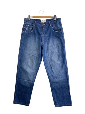 90s Pelle Pelle ワイド デニム パンツ 革パッチ 90年代 ヴィンテージ 