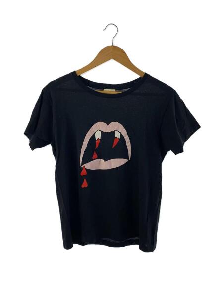 SAINT LAURENT(サンローラン) / Tシャツ/XS/コットン/BLK/ブラッド 