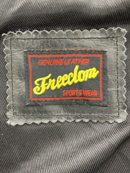 Freeclom / レザージャケット・ブルゾン/S/牛革/BLK/無地 Freeclom(フリークロム) / レザージャケット・ブルゾン/S/牛革/BLK