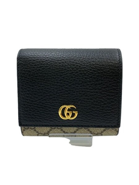 GUCCI マーモント　二つ折り財布 GUCCI(グッチ) / 2つ折り財布/レザー/レディース/GGマーモント | 中古