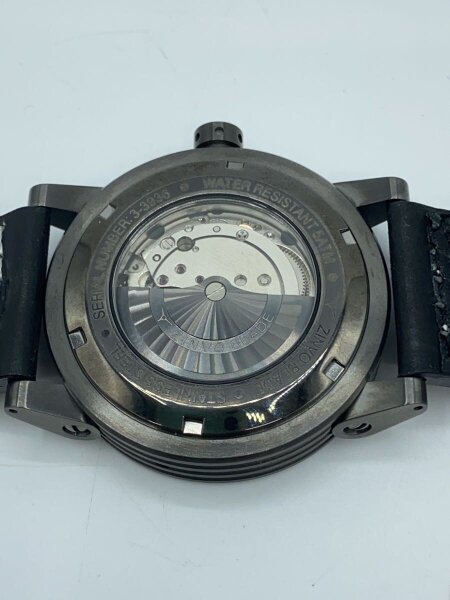 ZINVO GUNL 時計　自動巻き ウルトラセブンのアイスラッガーが回転し時を刻む。 自動巻き腕時計が