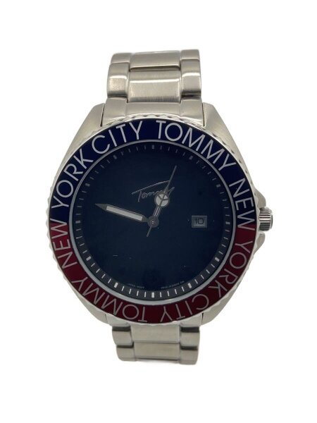 TOMMY(トミー) / クォーツ腕時計/アナログ/ステンレス/BLK/SLV/SS/GN-4 