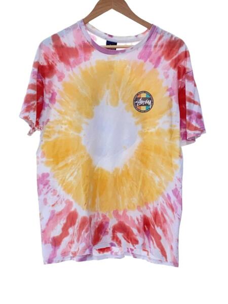STUSSY(ステューシー) / Tシャツ/L/コットン/YLW/タイダイ柄 | 古着の 
