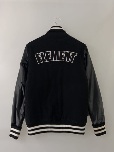element(エレメント) / スタジャン/M/ウール/BLK/AE022-755 | 古着の 