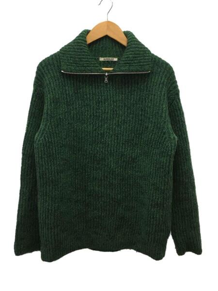 AURALEE(オーラリー) / WOOL BABY ALPACA MIX RIB KINT ZIP TUR/3 