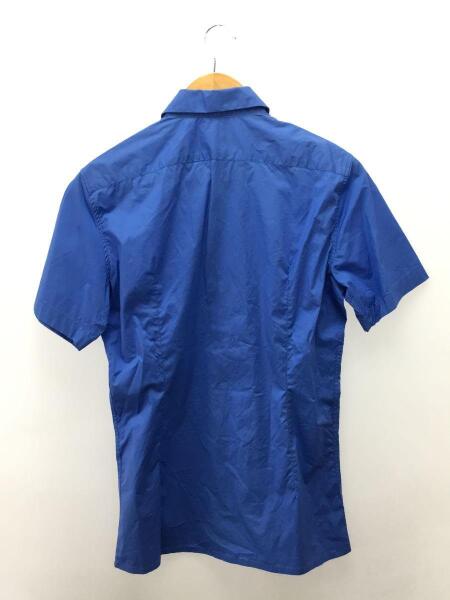 RAF SIMONS(ラフシモンズ) / 半袖シャツ/R刺繍/44/コットン/BLU | 古着 