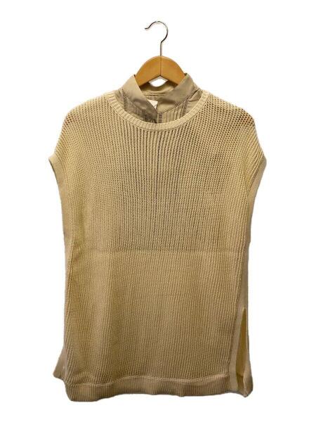 AMERI(アメリヴィンテージ) / COLLAR SET MESH TOP/トップス/FREE 