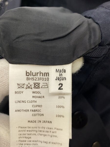 BLURHMS(ブラームス) / 23AW/Wool Mohair Super Wide Slacks 