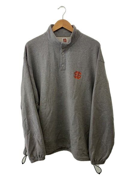 SEE SEE(シーシー) / 23AW/SNAP PULLOVER/スウェット/XL/コットン/GRY 