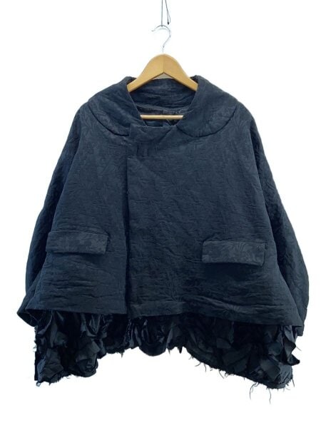 着画あり!!コムデギャルソン 15ss 丸襟 フリルポンチョ COMME des