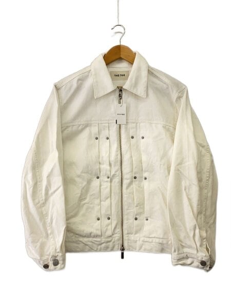 THE TOE(ザトゥー) / Olympia Denim Jacket/Gジャン/S/コットン/WHT