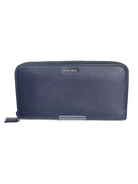 PRADA(プラダ) / 長財布/レザー/NVY/無地/メンズ/2ml317 | 中古品の