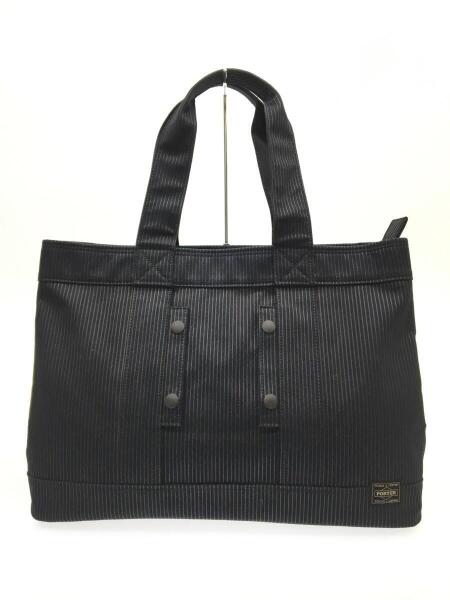 PORTER(ポーター) / トートバッグ/--/BLK(ブラック)/ストライプ | 中古 