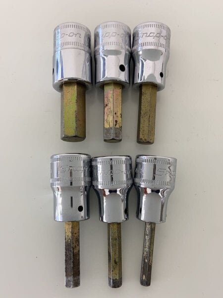 画像確認 中古品 ハンドツール snap-on スナップオン インチヘックス FA 六角