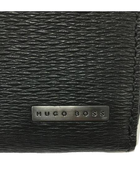 HUGO BOSS(ヒューゴボス) / 長財布/牛革/BLK/無地/メンズ/ラウンド