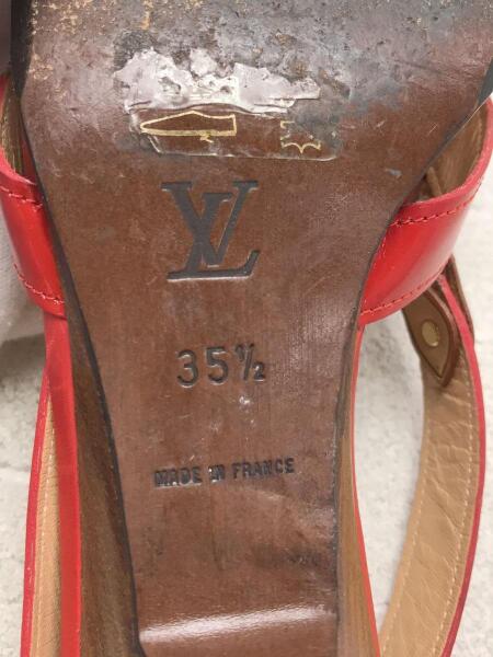 LOUIS VUITTON(ルイヴィトン) / サンダル/35.5/RED | 中古品の販売