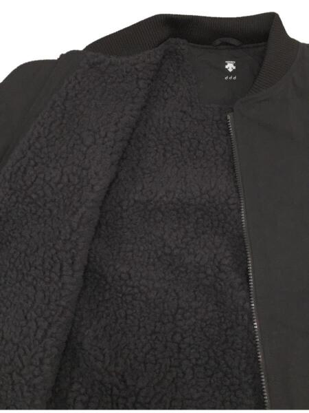 DESCENTE(デサント) / フライトジャケット/MA-1/裏ボア/M/ナイロン/BLK