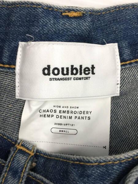 doublet(ダブレット) / CHAOS EMBROIDERY HEMP DENIM PANT/ボトム/S 