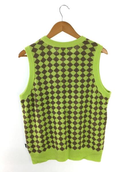 STUSSY(ステューシー) / Melange Checker Sweater Vest /ニットベスト 