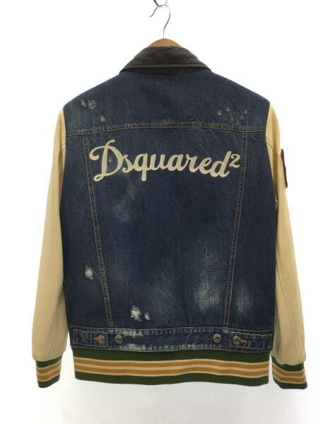 DSQUARED2(ディースクエアード) / スタジャン/44/ウール/GRY/無地 