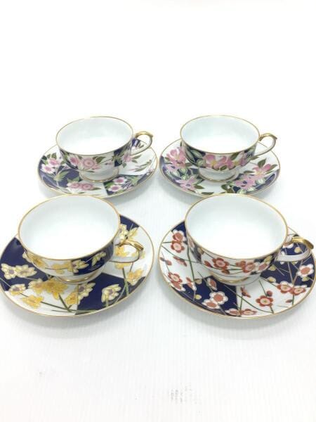 香蘭社(コウランシャ) / カップ&ソーサー/12客セット/皇居の花/十二 