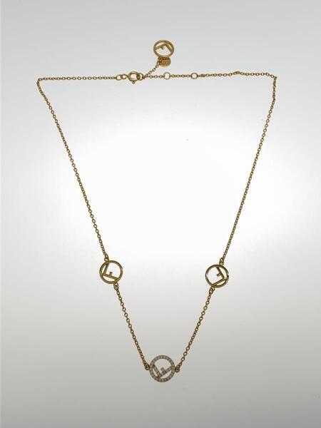 FENDI(フェンディ) / ネックレス/--/カラーストーン/GLD/トップ有
