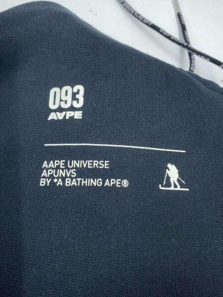 A BATHING APE(アベイシングエイプ) / ジップパーカー/S/コットン/BLK