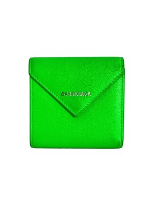 BALENCIAGA ミニウォレット キャッシュ ミニ レオパード 弱かっ 三 