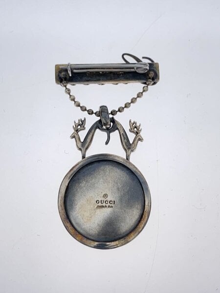 GUCCI(グッチ) / ブローチ/筆記体ロゴ/SV925/SLV/メンズ// | 中古品の