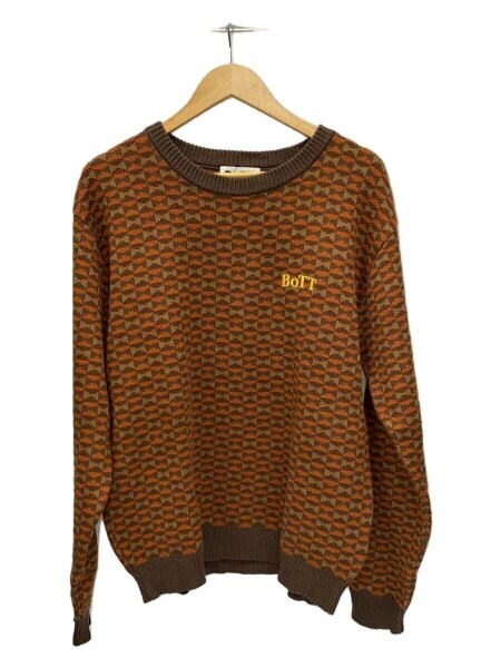 BoTT(ボット) / Century Sweater/L/コットン/BRW/総柄 | 古着の BoTT(ボット) / Century Sweater/L/コットン/BRW/総柄 | 古着の