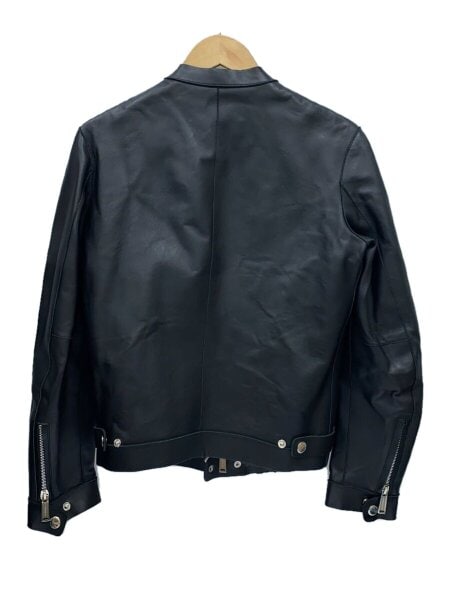 DSQUARED2 / 16AW/シングルライダースジャケット/44/レザー/BLK/S74AM0620// DSQUARED2(ディースクエアード) / 16AW/シングルライダースジャケット