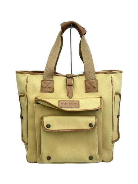 ポロラルフローレンキャンバスレザートートバッグサファリRALPH LAUREN POLO RALPH LAUREN(ポロラルフローレン) / レザー切替/サファリ