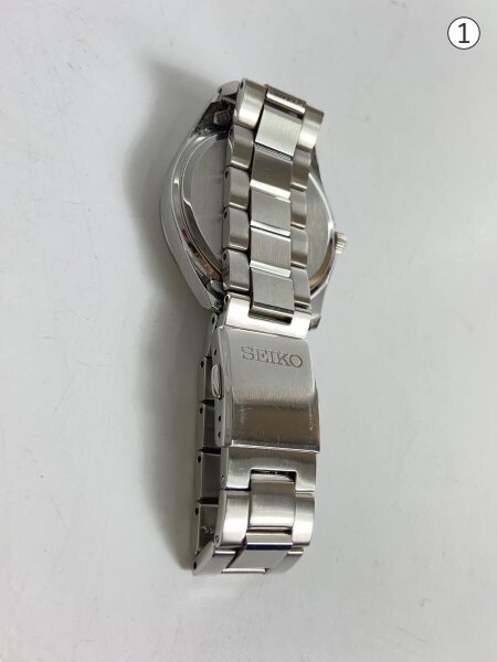SEIKO(セイコー) / ソーラー腕時計/アナログ/ステンレス/GRN/SLV/7B72 