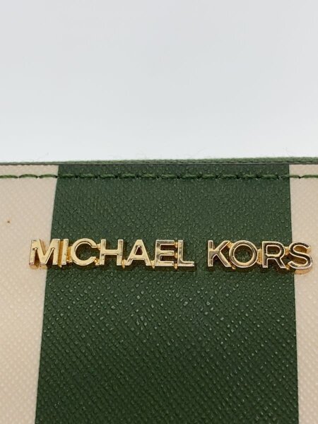 レディース ☆ 新品 MICHAEL KORS長財布 グリーン 財布 長財布 