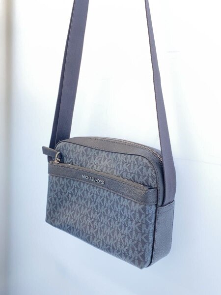 MICHAEL KORS(マイケルコース) / ショルダーバッグ/レザー/NVY/総柄/DC