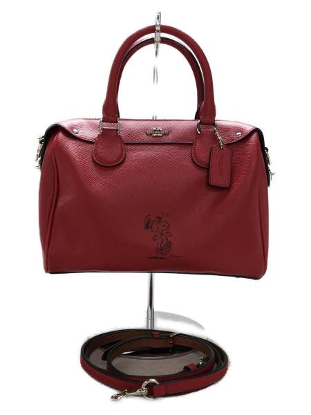 COACH(コーチ) / コーチ×スヌーピー/2WAYボストンバッグ/レザー/RED 