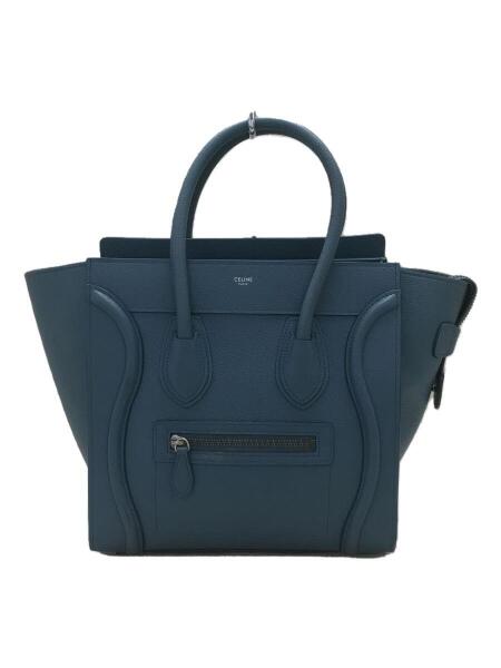 CELINE(セリーヌ) / ラゲージ/ハンドバッグ/レザー/ブルー/U-AT-0139 U 