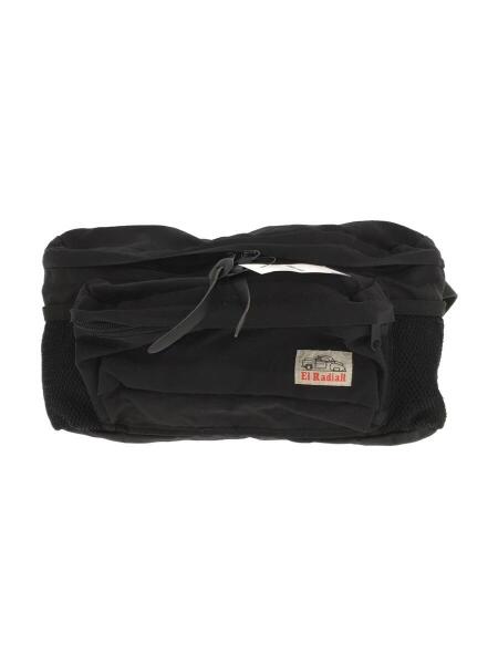 RADIALL◇ウエストバッグ/キャンバス/BLK radiall ウエストバッグ