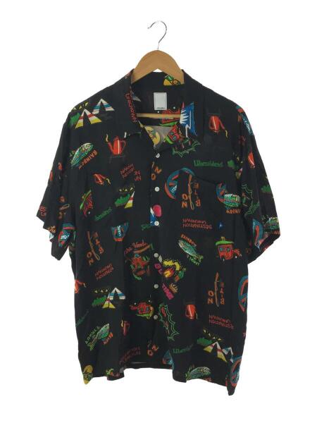 Liberaiders(リベレイダース) / 半袖シャツ/XL/レーヨン/BLK/総柄 